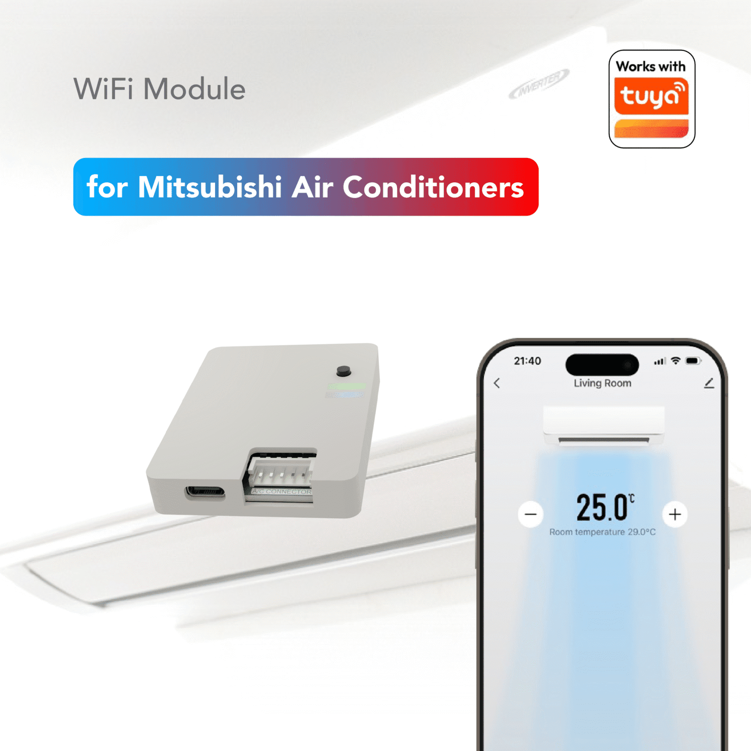 WiFi Module for Mitsubishi Air Conditioner - Spacemate Smart Home Provider